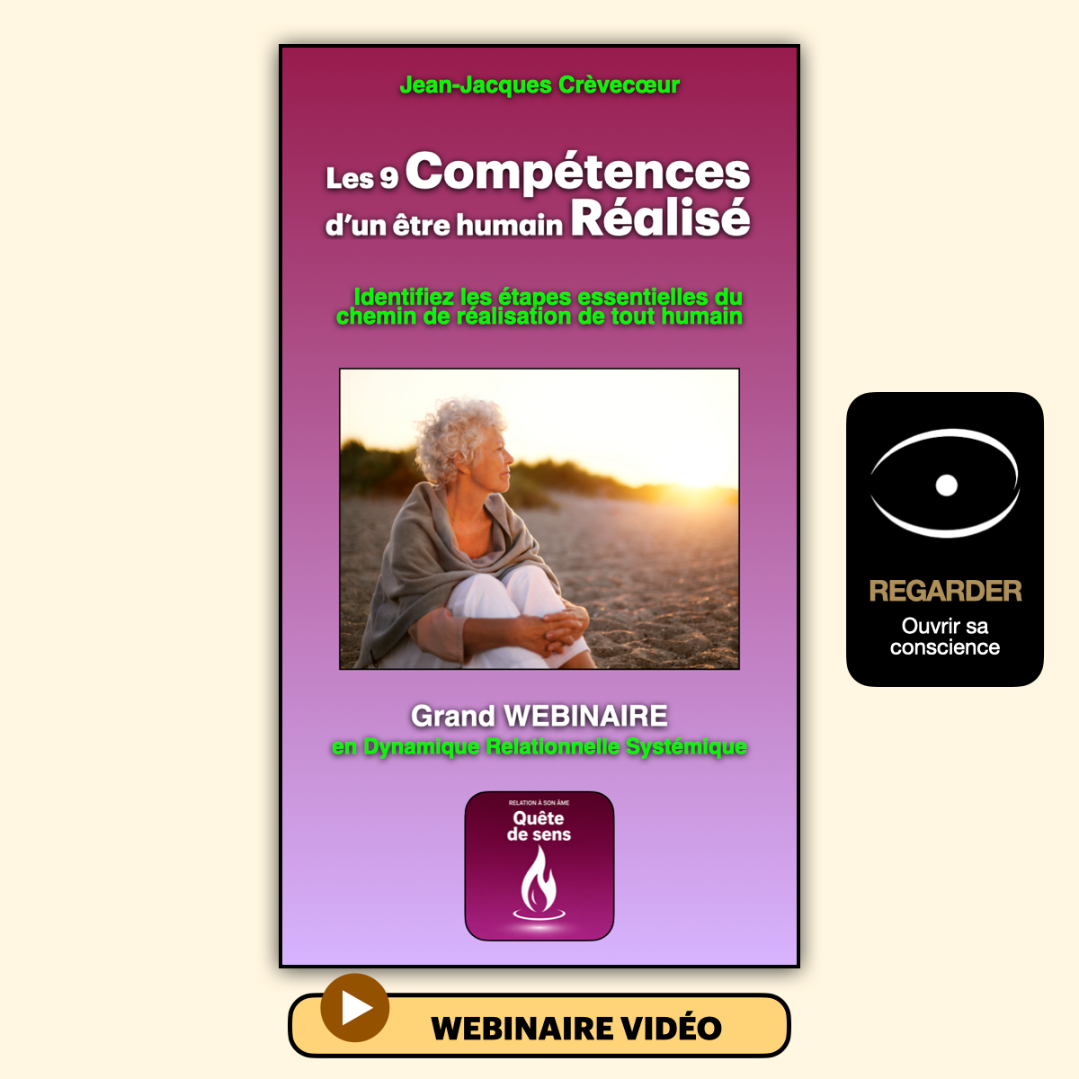 Couverture du livre "Les 9 Compétences d'un être humain Réalisé" par Jean-Jacques Crèvecoeur