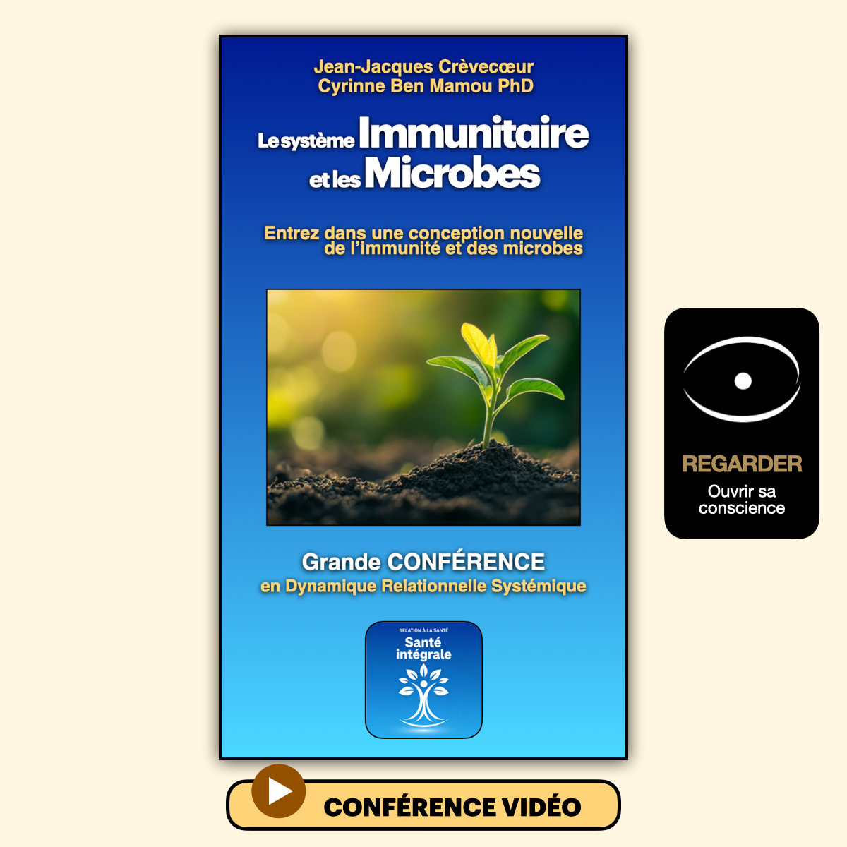 Couverture du livre "Le système Immunitaire et les Microbes" par Jean-Jacques Crèvecoeur