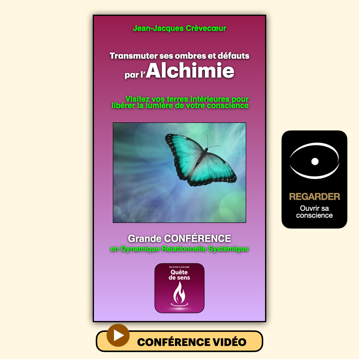 Couverture du livre "Transmuter ses ombres et défauts par l'Alchimie" par Jean-Jacques Crèvecoeur